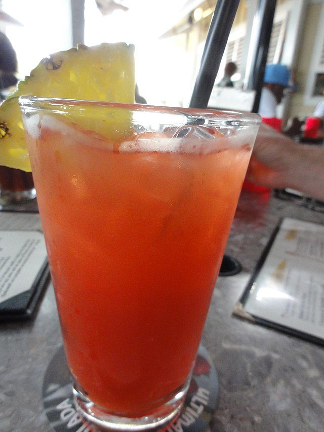 A Rum Runner cocktail.