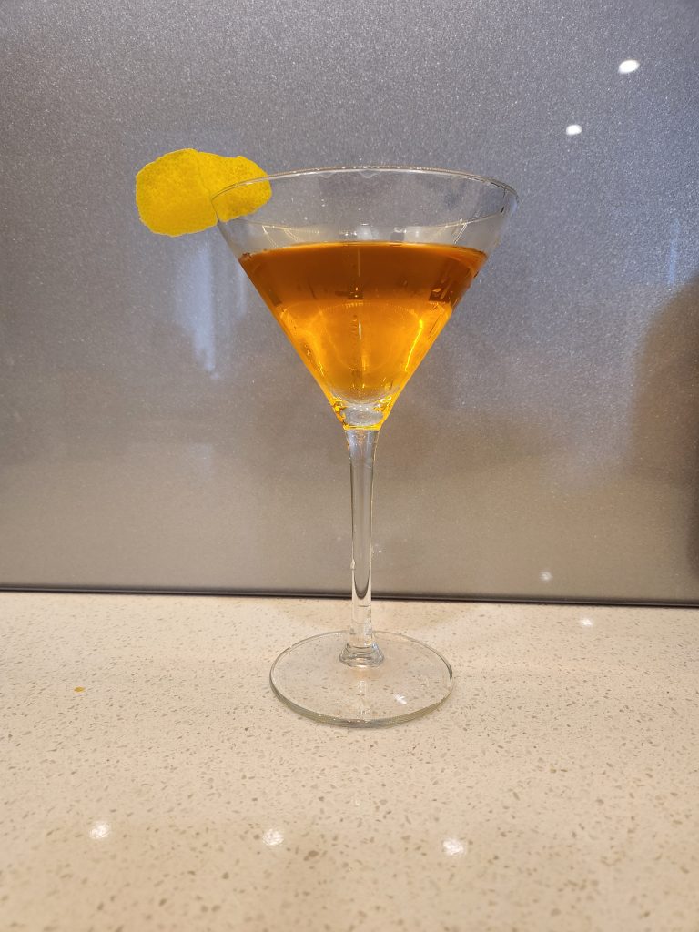 An Irish Martini cocktail.