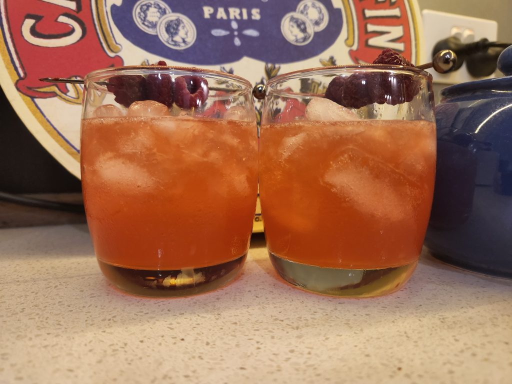 Two Knickerbocker cocktails.