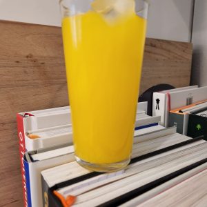 A Screwdriver cocktail.